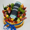 Оригинальный колбасный торт с безалкогольным пивом для лучшего мужчиныв Дарите красиво по цене 4398