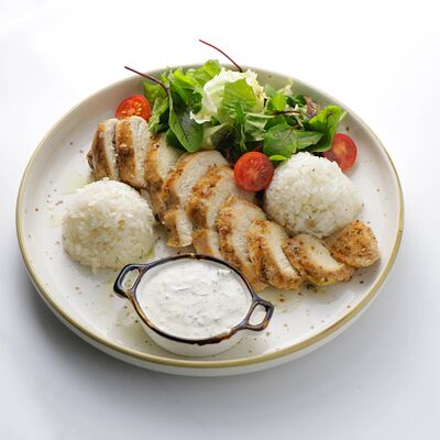Куриный стейк с соусом в Rabbit по цене 3090 ₸