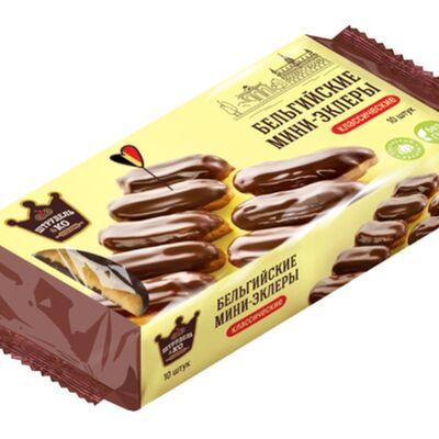 Бельгийские Мини Эклерыв Буханка по цене 300 ₽