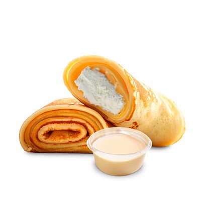 Блины с творогом 2шт. в Сеть АЗС Газпромнефть по цене 209 ₽