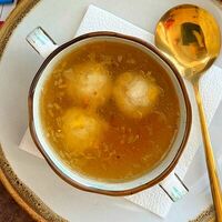 Куриный бульон с фрикадельками из индейки в Гоголь моголь