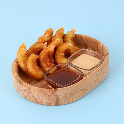 Креветки Темпура с соусом спайс и кисло-сладким в Poke Moon по цене 100 ₽