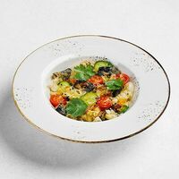 Салат с коралловым грибом и баклажаном в Пиццафабрика