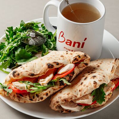 Пучча с куриной грудкой + говяжий бульон в Bani по цене 790 ₽