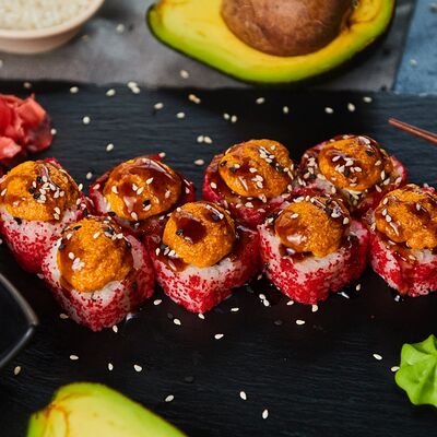 Запеченный ролл Том Ям в Тайфун по цене 329