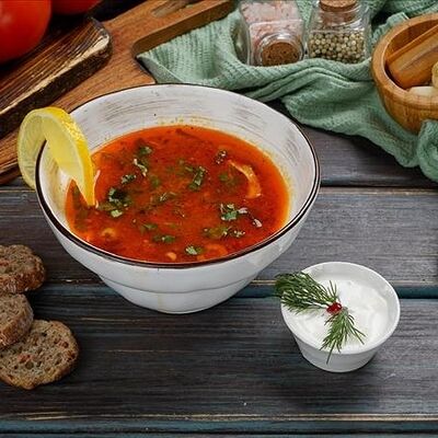 Солянка мясная в Три хинкали&Шашлык по цене 680 ₽