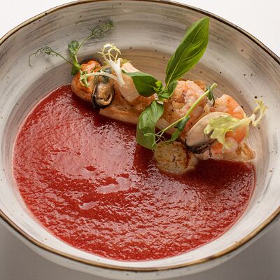 Гаспаччо с морепродуктами в Итальянец по цене 860 ₽
