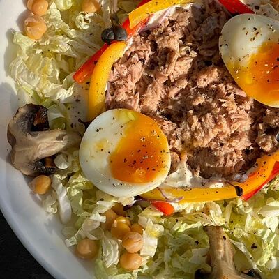 ПП салат белковый с тунцом в собственном сокув Berberry & ptichka по цене 599 ₽