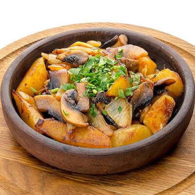 Картофель с грибами в Хинкальная Кацо по цене 165 ₽