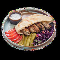Шаверма с курицей и свежими овощами в ИТЛЕ Bistro Halal