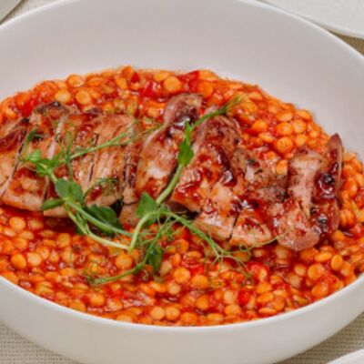 Цыпленок с птитимом в Паста Фэмили по цене 670 ₽