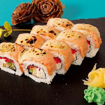 Ролл Сяке Блю Чиз в Луиджи & Тосё по цене 669