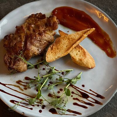 Стейк из свинины на гриле в Жар-пицца по цене 470 ₽