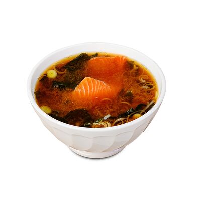 Суп Мисо с лососем в Суши Love по цене 548 ₽