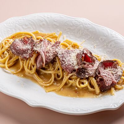 Алио Олио с ростбифом в Avgust13 по цене 1000 ₽