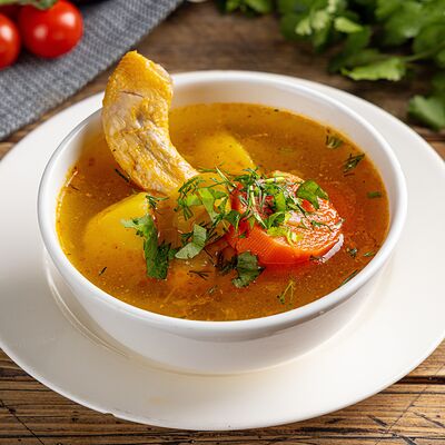 Суп куриный в Чайхана афган кебаб по цене 380 ₽