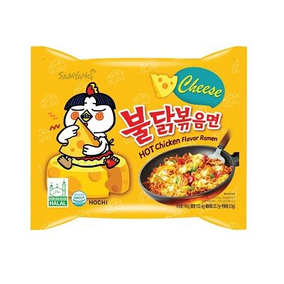 Samyang лапша рамэн со вкусом острой курицы бульдак с сыром в Sweet Lavka по цене 650 ₽