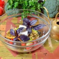 Большой овощной салат с сыром фета и джонджолив АйДаБаран