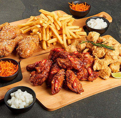 Комбо для четверых Большой Крылья, ножки и филе в Kannam Chicken по цене 1999