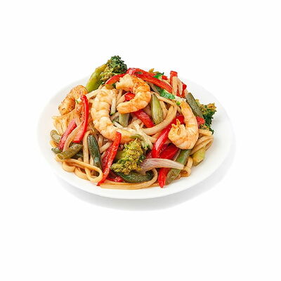 Удон с Морепродуктами в МАНГА ВКУС Барнаул 89230087708 по цене 748 ₽