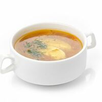 Куриный бульон с яйцом в Ближе к делу