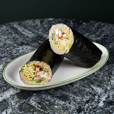 Суширрито хрустящий цыпленок со сливочным сыром и овощами в Суши в бутылке по цене 650 ₽