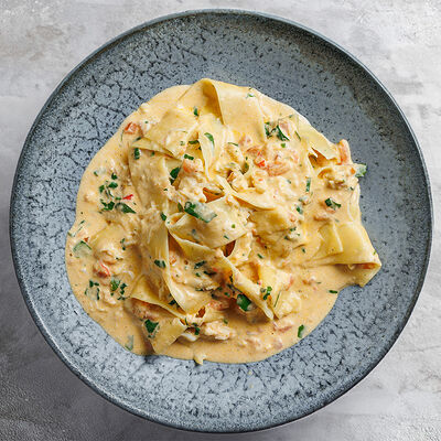 Паппарделле с голубым крабом в КрабыКутабы по цене 2300 ₽