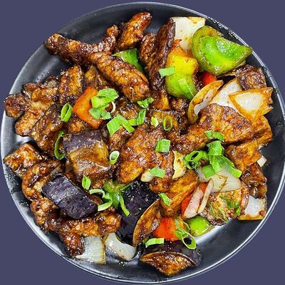 Свинина с баклажанами по-китайски в Азия Time по цене 503 ₽