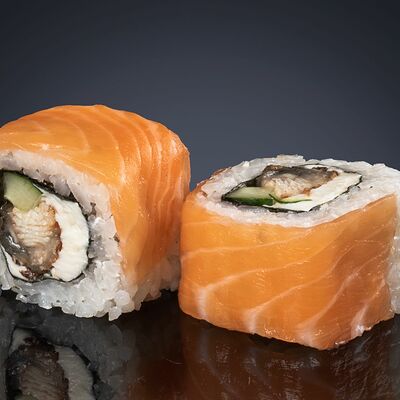 Ролл Филадельфия с угрем в Мушу по цене 425