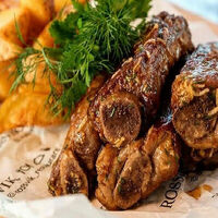 Пикантные свиные ребрышки в медово-имбирной глазури с картофелем в Россвик