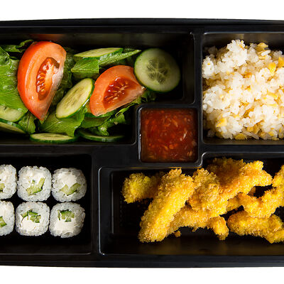 Бенто-ланч с курицей в Вкус и лосось по цене 550