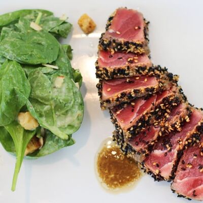 Стейк из тунца в Бо-Бо по цене 1200 ₽