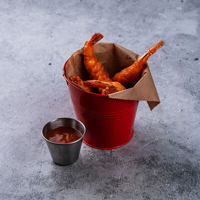 Креветки темпура в Мидийное место по цене 790 ₽