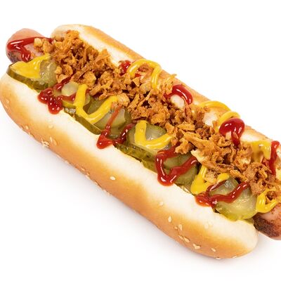 Датский хот-дог в Corn dog dagestan по цене 250 ₽