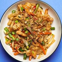 Вок Пшеничная лапша-тигровые креветки в Pimp my shrimp