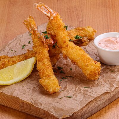 Хрустящие креветки в Панчо фактори по цене 750 ₽