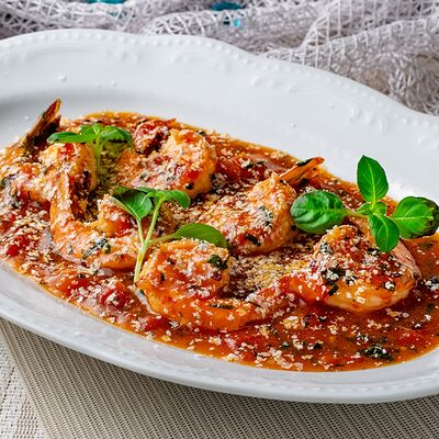 Креветки в соусе Пиль-пиль в Сен Тропе по цене 1030 ₽