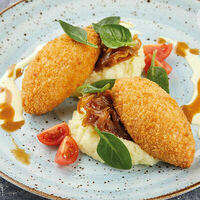 Котлеты из лосося в Пицца Темпо