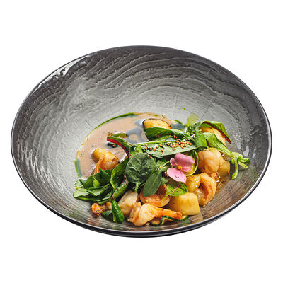 Креветки с гуакамоле и соусом из грецких орехов в ИТЛЕ Стейк-кафе Halal по цене 545