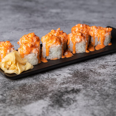 Ролл Вулкан с гребешком острыйв Море Есть по цене 1220 ₽