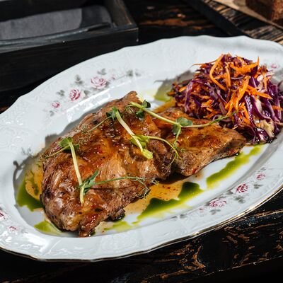 Свиные рёбра с Коул слоу в Just Bar & Kitchen по цене 870 ₽