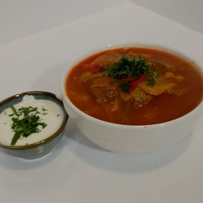 Лагман уйгурскийв Кафе халяль сочный шашлык по цене 420 ₽