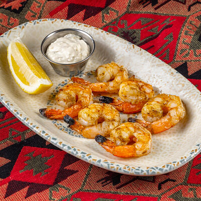 Креветки на гриле в Хмели & Сунели по цене 1090 ₽