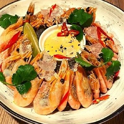 Северные креветки на льду в Соло по цене 900 ₽