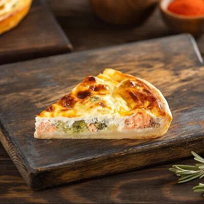 Киш с сёмгой и брокколи в Мама Испекла по цене 1450 ₽