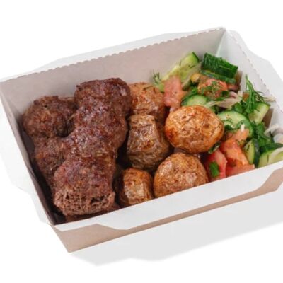 Бокс с говяжьим люля в Мясо Кстати по цене 440 ₽