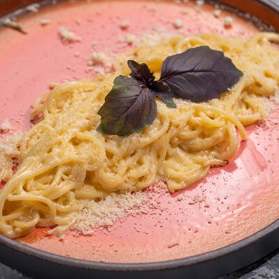 Паста Четыре сыра в VIP караоке-клуб Ля Мажор по цене 890 ₽