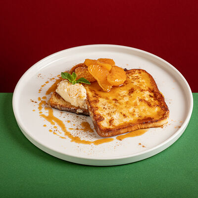 Френч тост с мандаринами в Traveler's coffee по цене 332 ₽