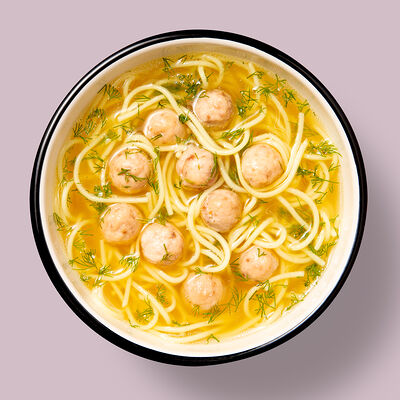 Куриный бульон с фрикадельками в Фуди Люди по цене 449 ₽