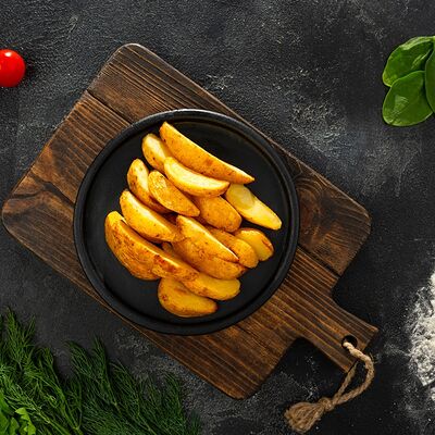 Картофель дольками запечённый в Багетофф по цене 189 ₽